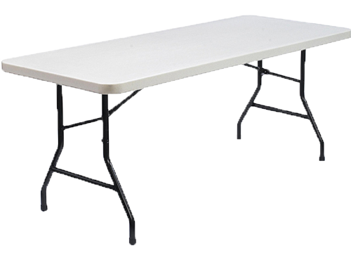 6 Feet White Table